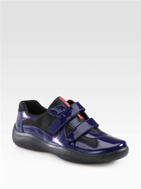 prada sneakers double strap|prada high top sneakers sale.